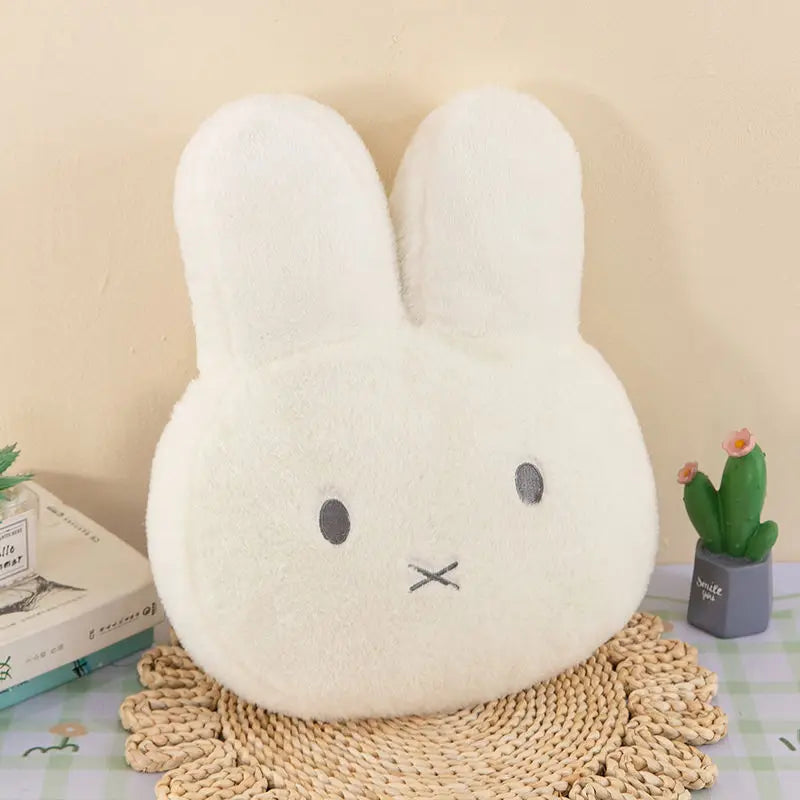 Kawaii Miffy Plush Pillow Cute Sweet Doll Toy Creative Room Decoration Cartoon Ornament Birthday Christmas Gift
