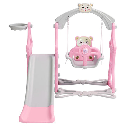 BabyBlush Toddler Swing & Slide Playset