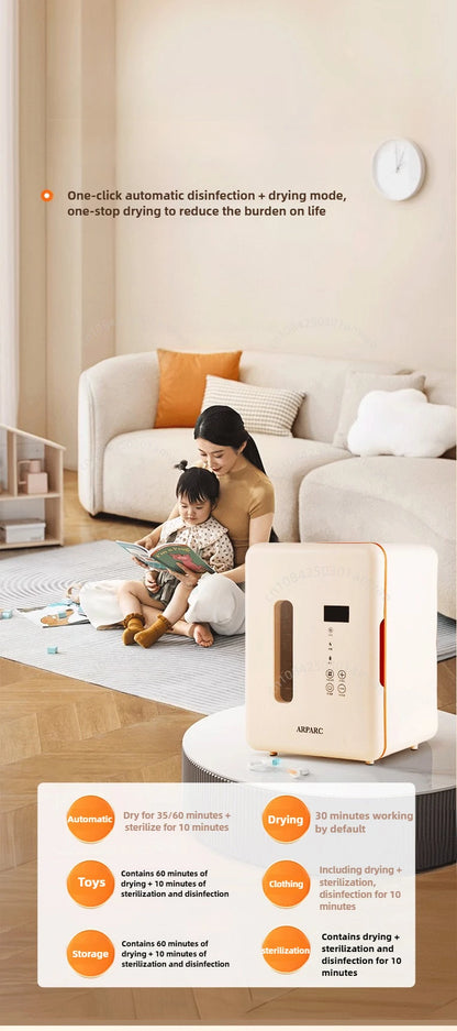 Two-in-one Bottle Sterilizer Ultraviolet Sterilization and Drying Function Special Sterilizer for Baby Products Large Capacity