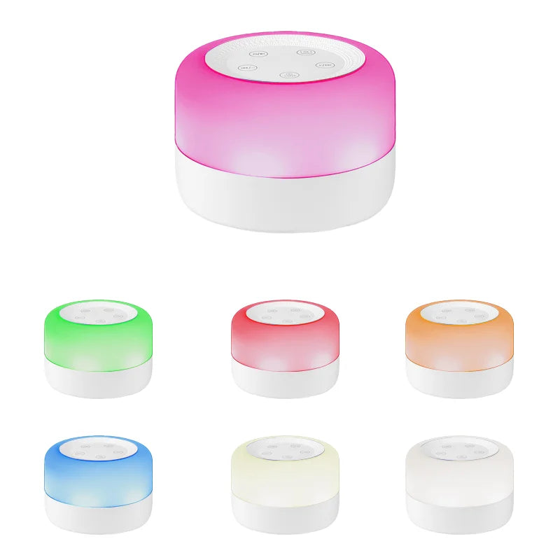 GlowSleep White Noise Machine – Calm Nights with a Gentle Glow
