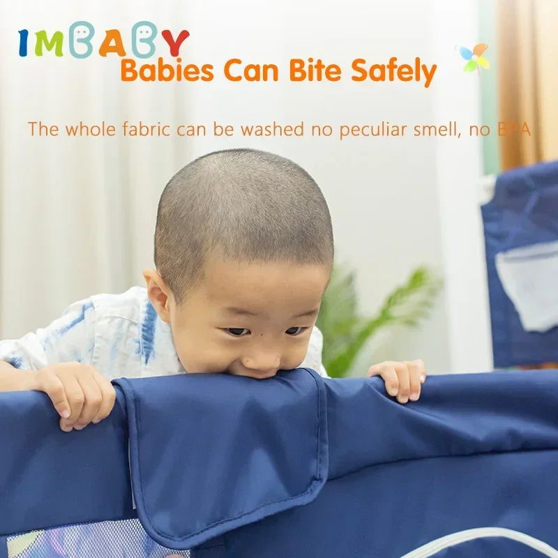 IMBABY Baby Playground Large Baby Playpen Machine Washable Baby Activity Fence Ball Pool Games Playpen for Child Safety Barries