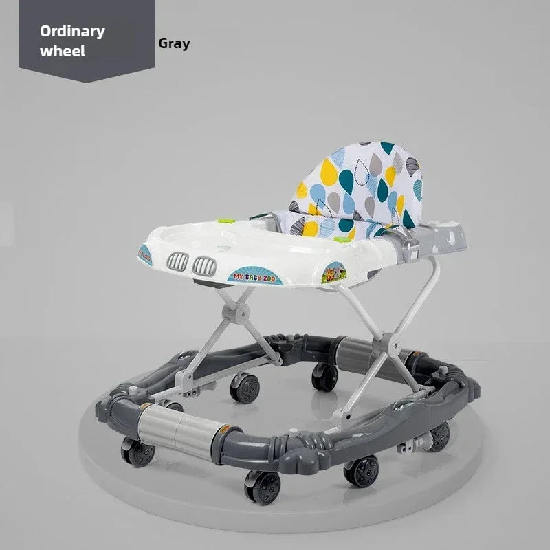 Anti-rollover Children's Multi-functional Baby Walker Baby Trolley with Musical Walker