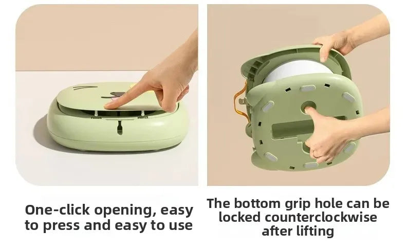 Portable Folding Children's Toilet Trainer for Outdoor Camping Car Travel Emergency Urinal Basin Baby Training Seat