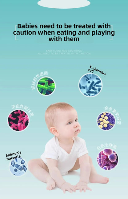 Baby Bottle Sterilizer with Pasteurization, 23L UV Disinfection Cabinet, Multi-functional Disinfection Pot for Baby Accessories