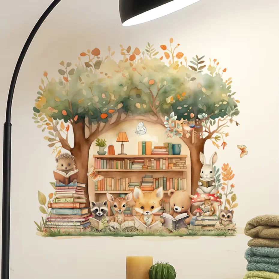 Woodland Learning Friends Wall Stickers