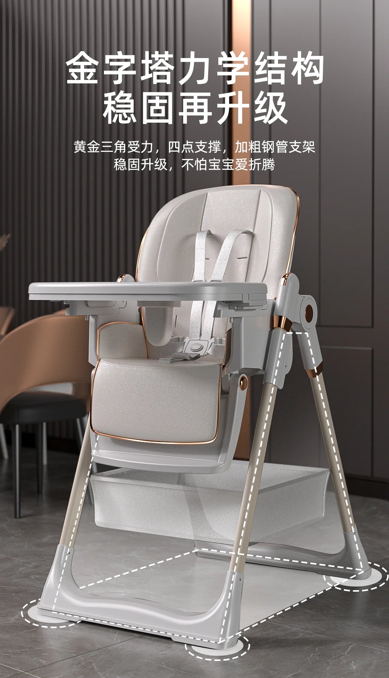baby feeding chair Baby highchair to eat baby seats Baby Dining Table and Chairs Infant Tables Feeding Baby Feeding Chair with Wheels
