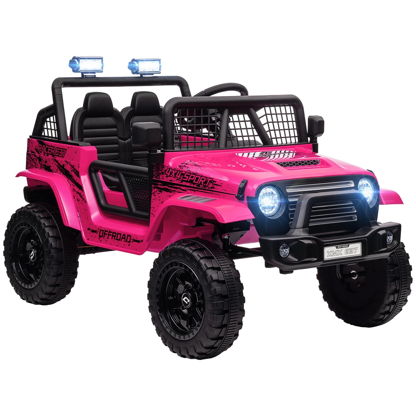 12V Kids Electric Ride-On Truck with Suspension