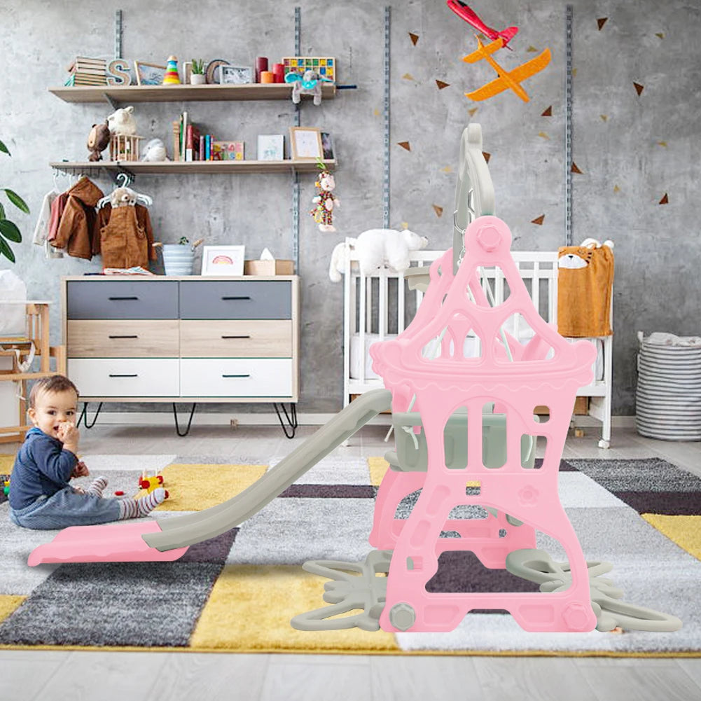 BabyBlush Toddler Swing & Slide Playset