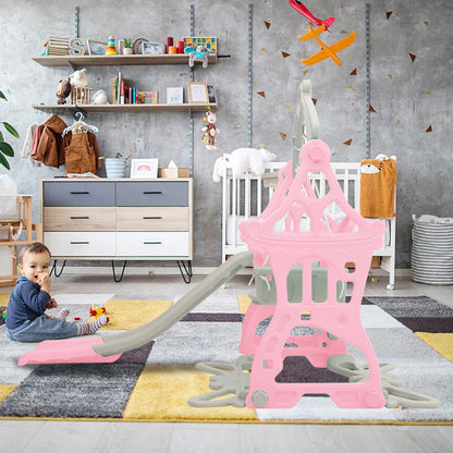 BabyBlush Toddler Swing & Slide Playset