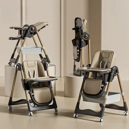 BabyBlush Multifunctional Foldable Baby High Chair