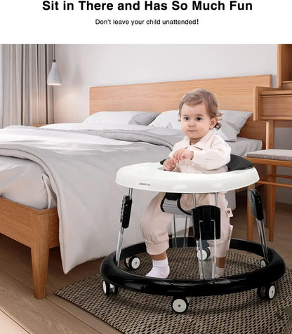 SmoothRide Adjustable Baby Walker – Safe First Steps Made Easy