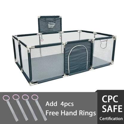 IMBABY Baby Playground Large Baby Playpen Machine Washable Baby Activity Fence Ball Pool Games Playpen for Child Safety Barries