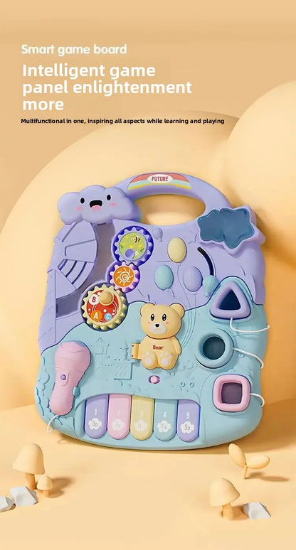 Anti-Tip Baby Walker Push Cart Toy for Learning to Walk 3-18 Months Hand Push Step Assisting Child Development Products