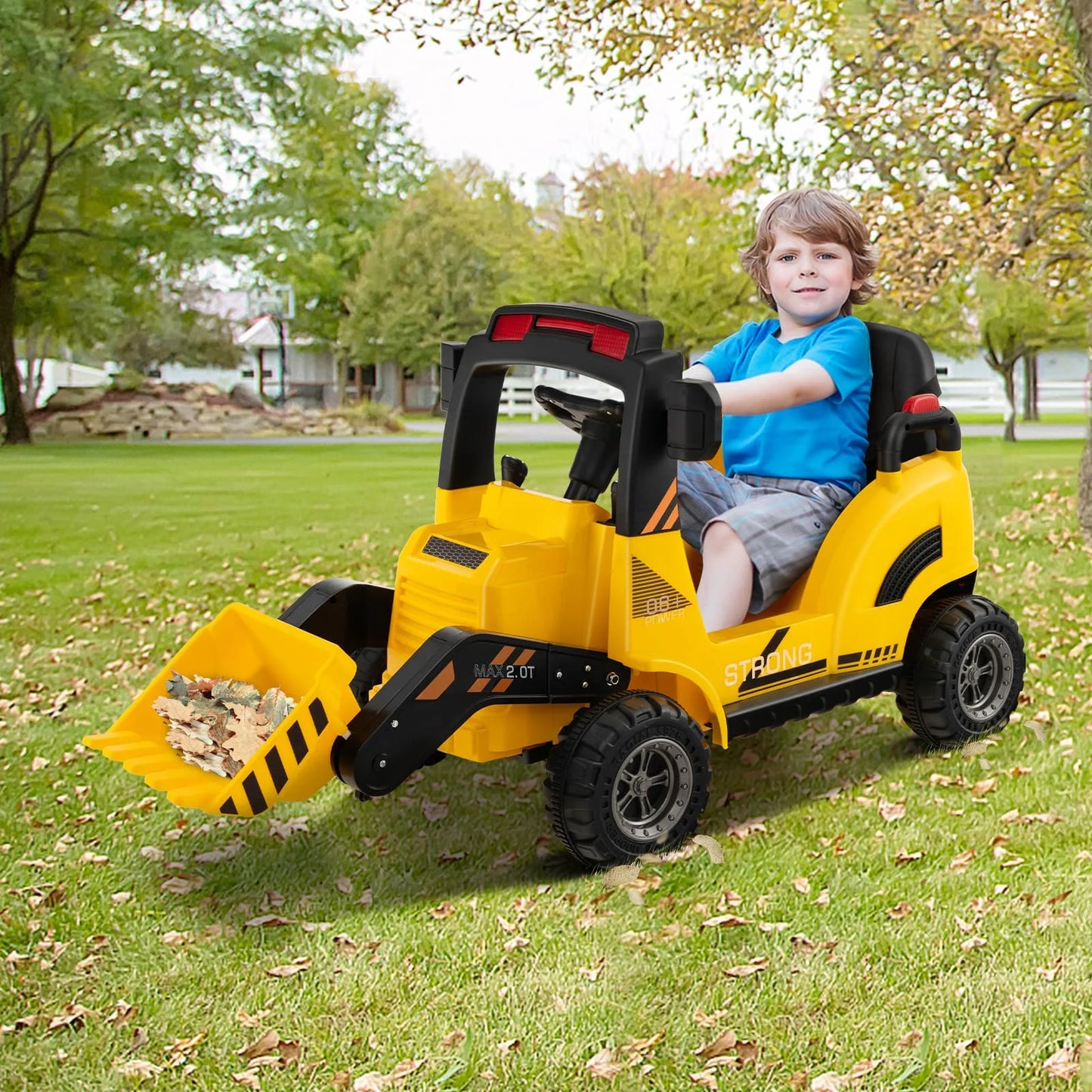 Mega Builder 12V Construction Tractor – Dig, Drive & Dominate!