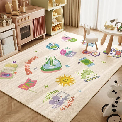 Children Room Carpet Living Room Study Toy Reading Area Baby Crawling Carpet Play Anti Fouling Anti Slip Rug Baby Playing Mat