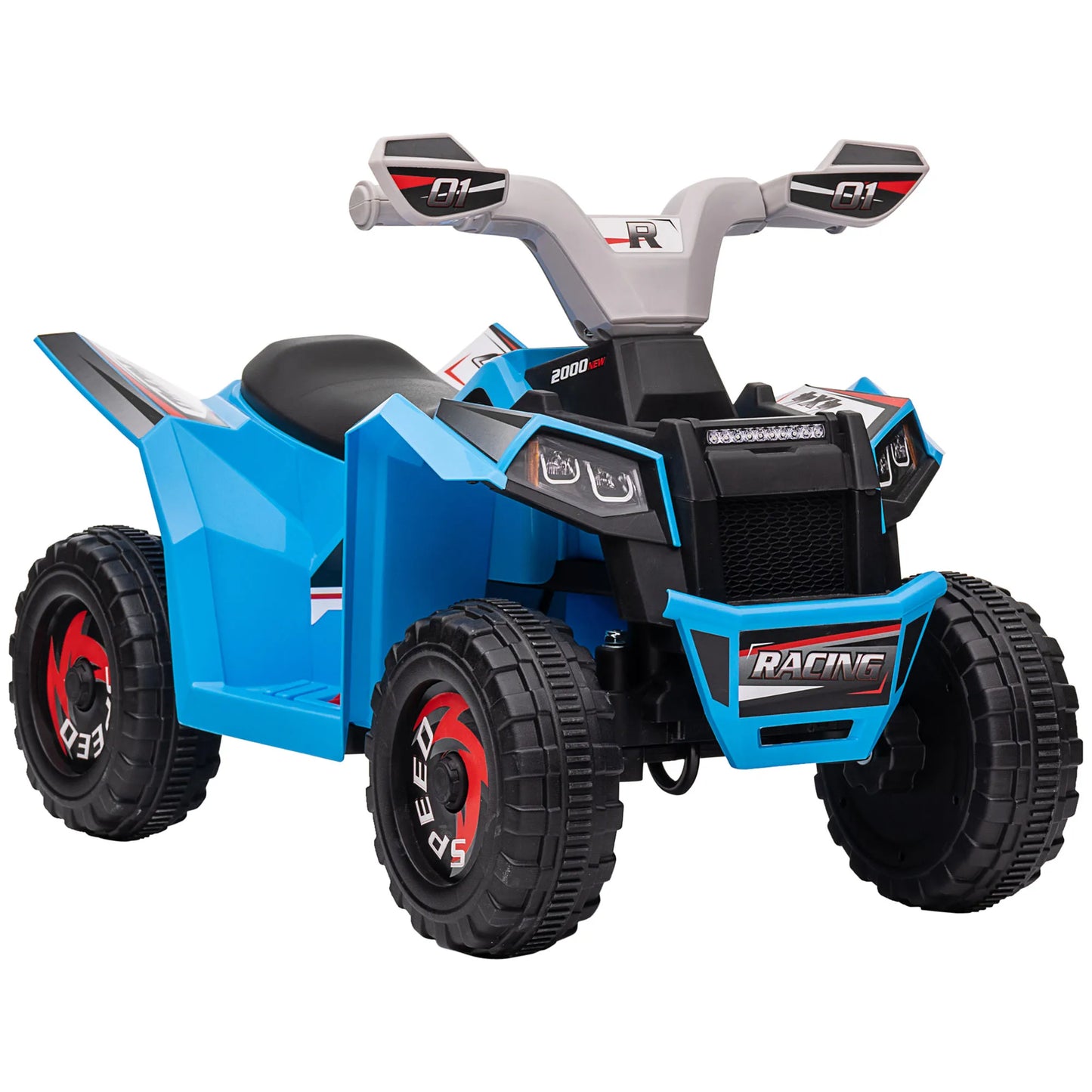 HOMCOM Electric Quad Bike, 6V Kids Ride-On ATV, for Ages 18-36 Months