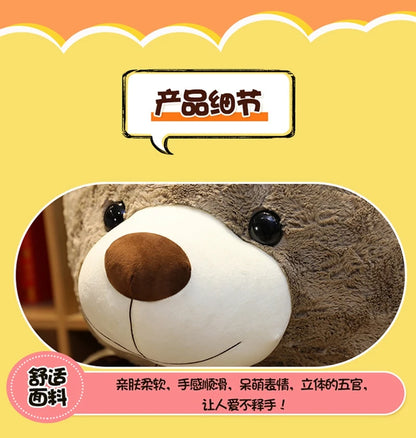 Nice New Hot High Quality 2 Colors Teddy Bear With Love Stuffed Animals Plush Toys Doll Pillow Kids Lovers Birthday Baby Gift