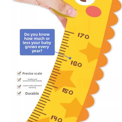 Grow With Me Animal Height Chart Wall Stickers