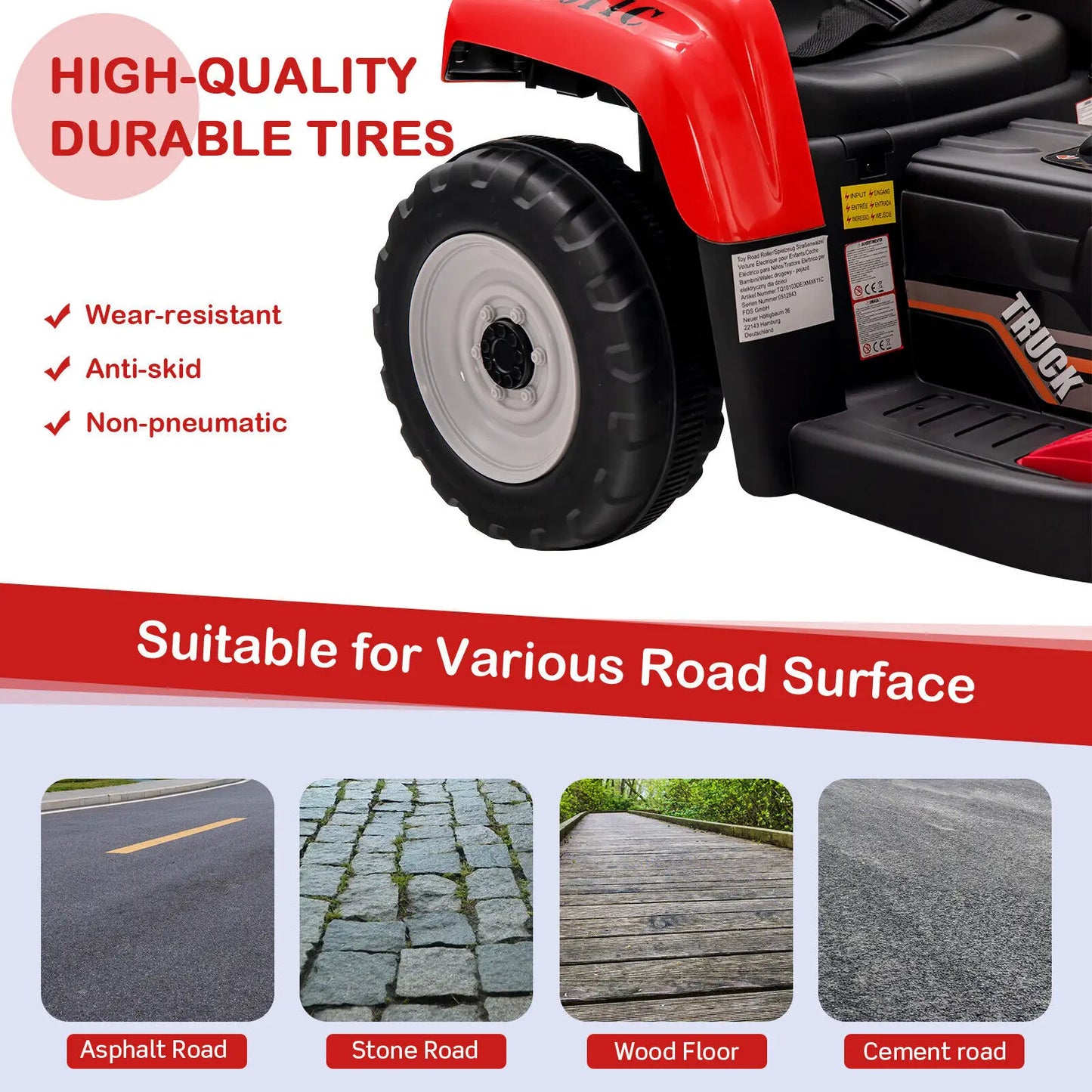 12V Kids Ride-On Excavator Loader with Remote Control