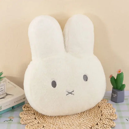 Kawaii Miffy Plush Pillow Cute Sweet Doll Toy Creative Room Decoration Cartoon Ornament Birthday Christmas Gift