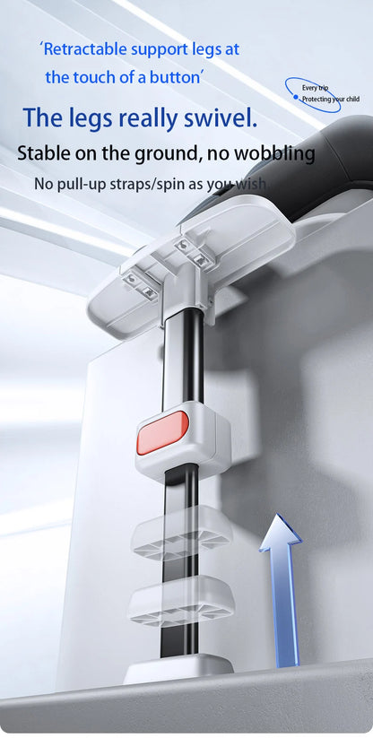 Child Car Safety Seats with ISOFIX for Baby Adjustable 360 Rotating Direction Angle 0-12 Years Suitable Car Seat with Footrest