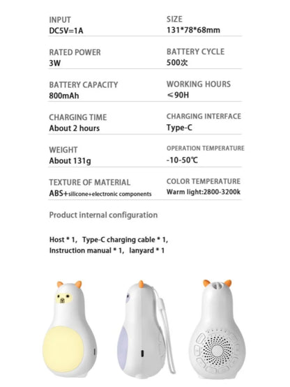 DreamBuddy White Noise Machine – Cute, Calm & Sleep-Ready