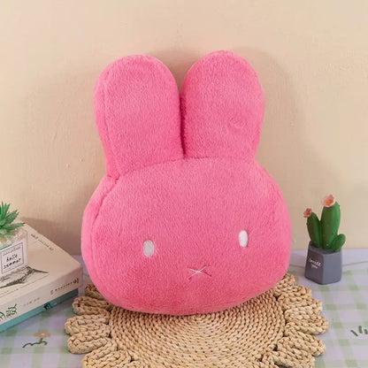 Kawaii Miffy Plush Pillow Cute Sweet Doll Toy Creative Room Decoration Cartoon Ornament Birthday Christmas Gift