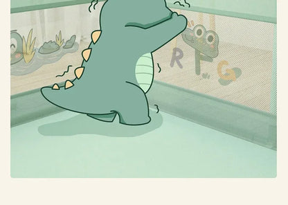 Safety Fence Foldable Baby Playpen Indoor Toddler Activity Area Crawling Mat Easy Assembly Non-Toxic Materials Indoor Playground