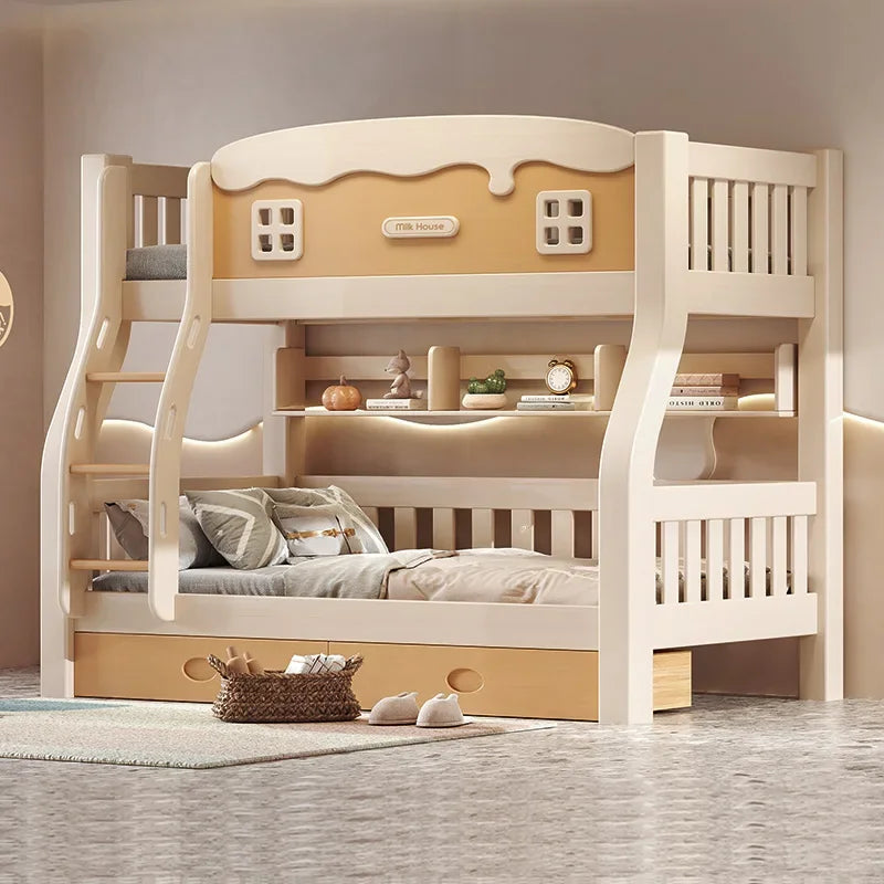 Modern Solid Wood Convertible Toddler Bed