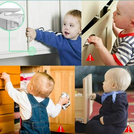 Invisible Baby Safety Drawer Locks – Secure Without the Mess