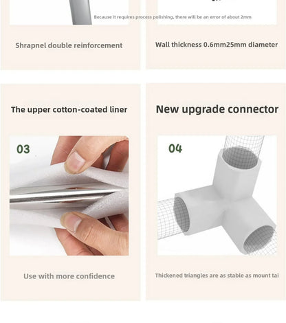 Safety Fence Foldable Baby Playpen Indoor Toddler Activity Area Crawling Mat Easy Assembly Non-Toxic Materials Indoor Playground