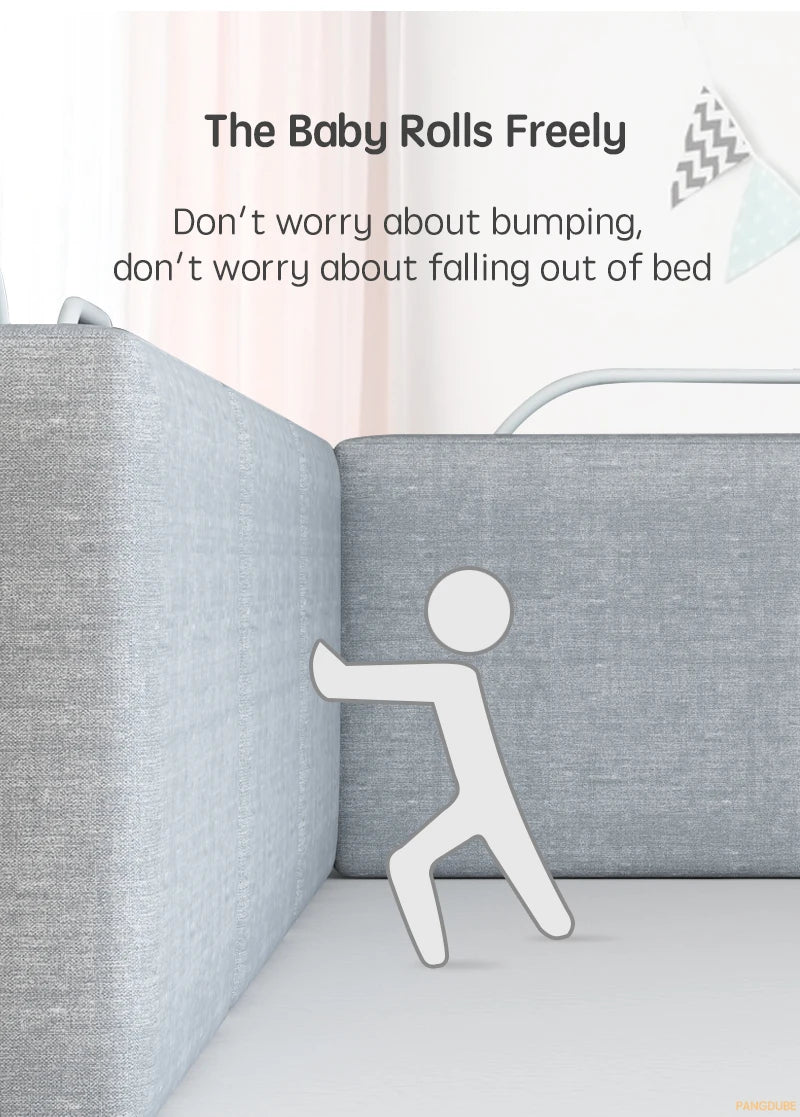 1pc 47cm Child Bed Barrier for Baby Bed Fence Railing for Children's Bed Protection Bed Rail Guard for Kids