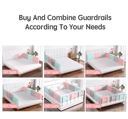 1pc 47cm Child Bed Barrier for Baby Bed Fence Railing for Children's Bed Protection Bed Rail Guard for Kids