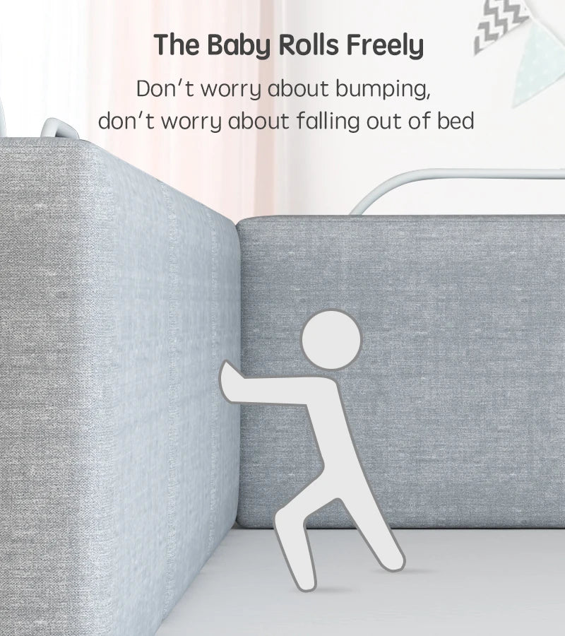 1pc 47cm Child Bed Barrier for Baby Bed Fence Railing for Children's Bed Protection Bed Rail Guard for Kids