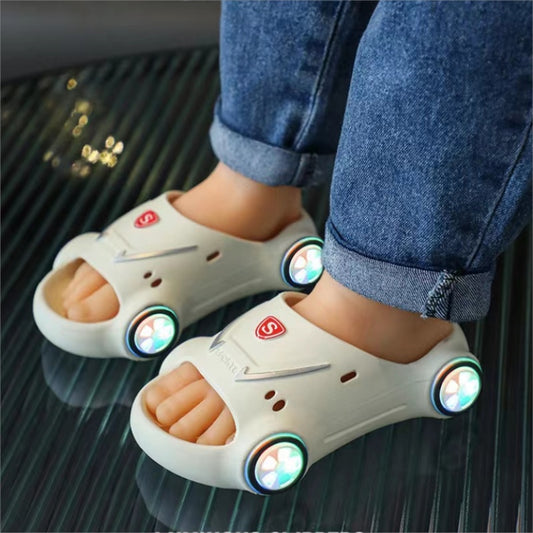 Kids Glowing Car Sandals