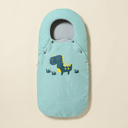 Ultra-Warm Fleece Winter Baby Sleeping Bag – Anti-Kick, Thickened & Perfect for Strollers
