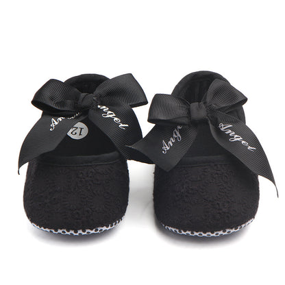 Baby Princess Bow Shoes – Soft, Stylish & Perfect for Tiny Toes