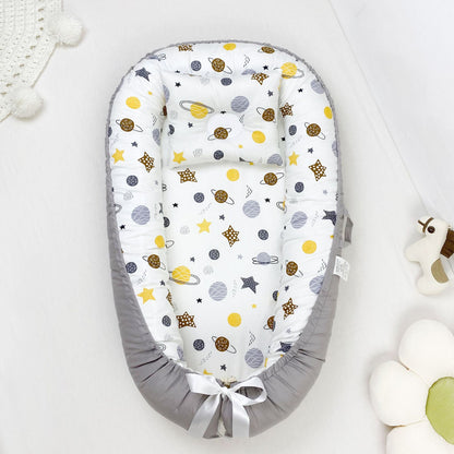 Pure Cotton Baby Nest Bed Portable Newborn Baby Bed In Bed Bb