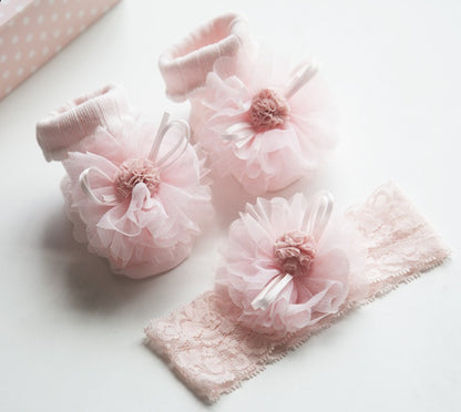 Baby Headband & Socks Set (Infant Girls)