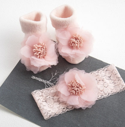 Baby Headband & Socks Set (Infant Girls)