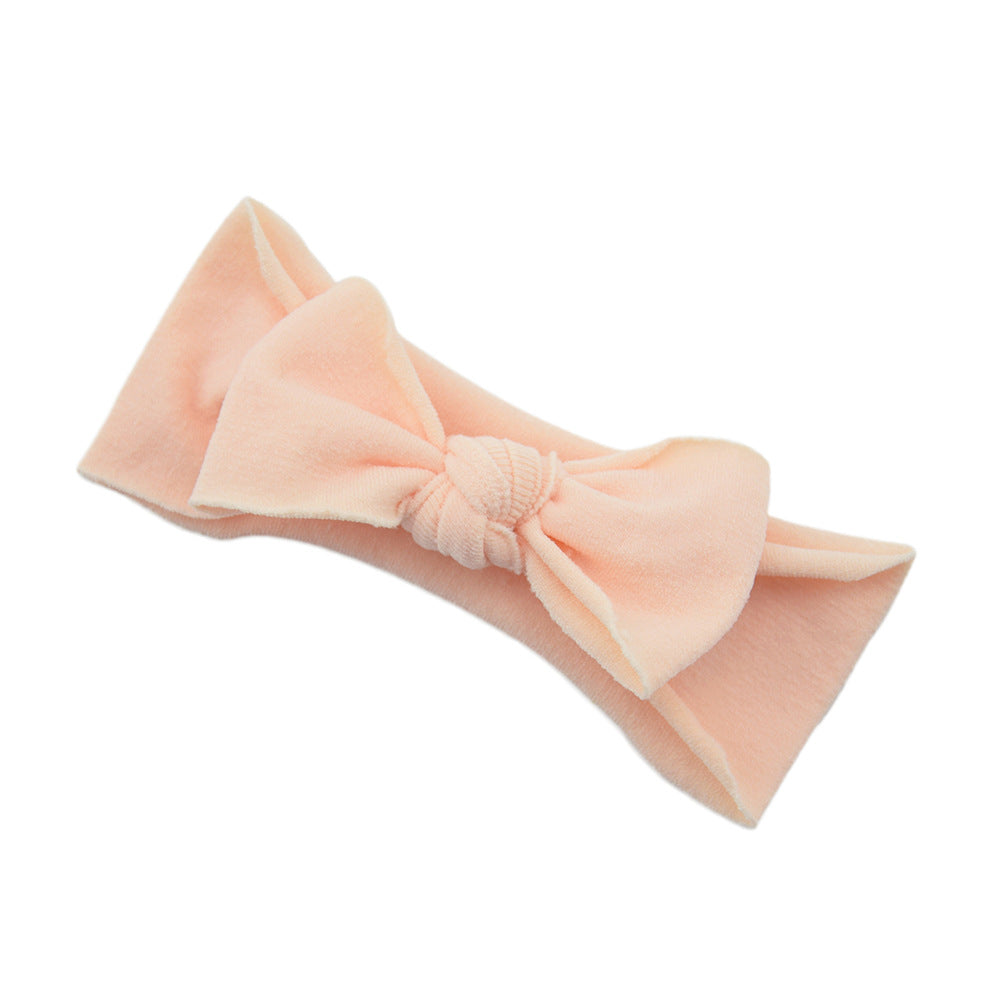 Baby Knotted Bow Headband (Solid Colour)
