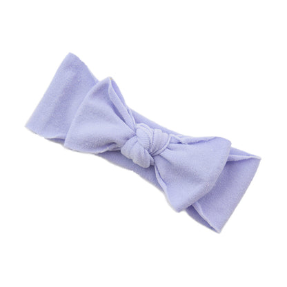 Baby Knotted Bow Headband (Solid Colour)