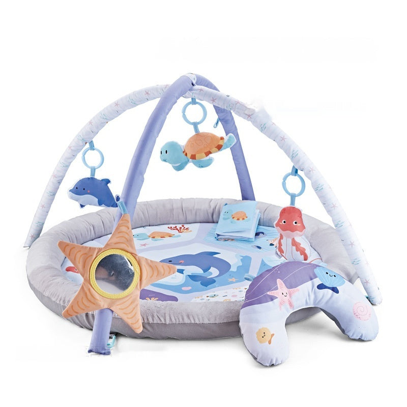 BabyBlush Deluxe Fence Game Mat – Soft Play Gym & In-Bed Activity Nest