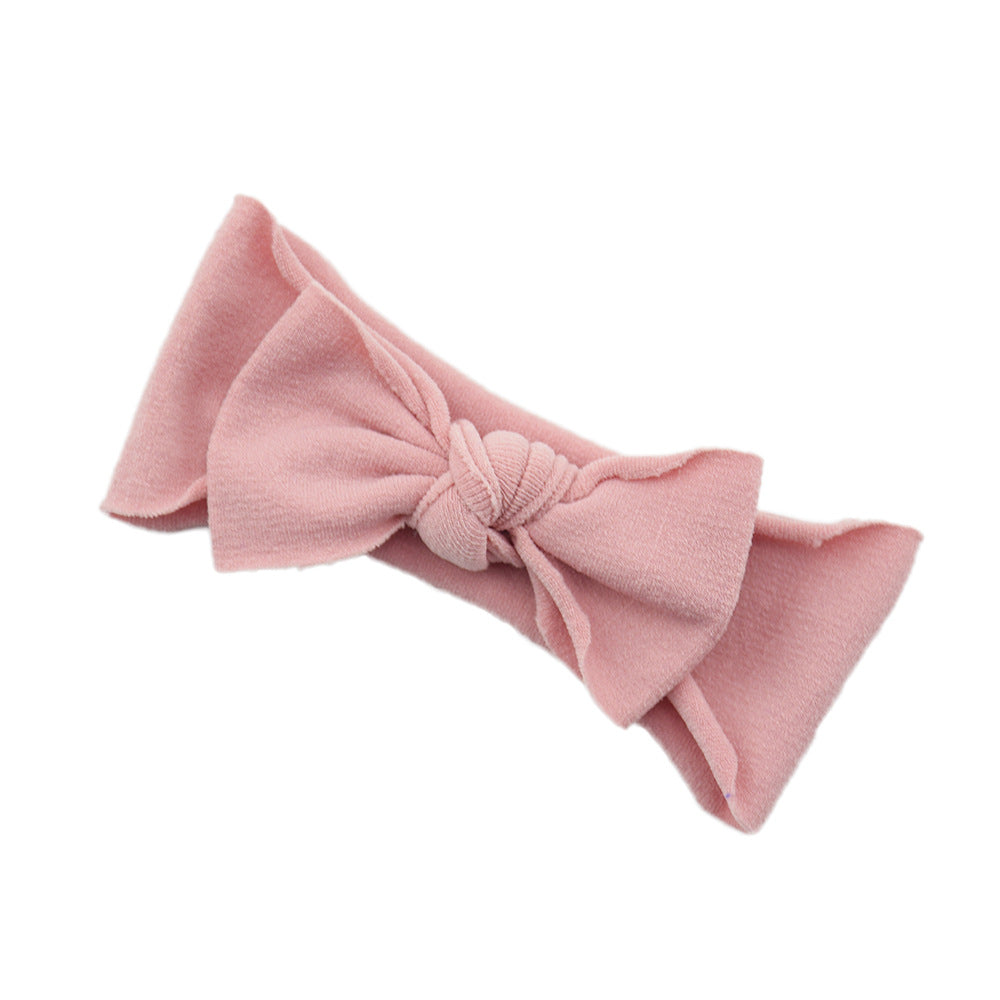 Baby Knotted Bow Headband (Solid Colour)