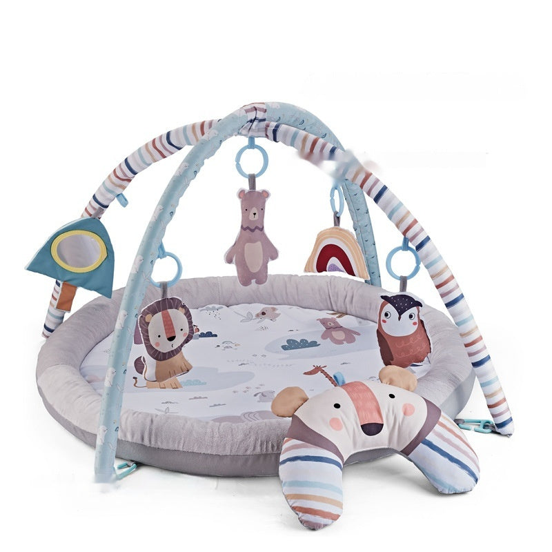 BabyBlush Deluxe Fence Game Mat – Soft Play Gym & In-Bed Activity Nest