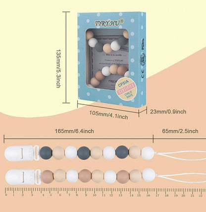 Baby Silicone Pacifier Chain (Teether & Holder)