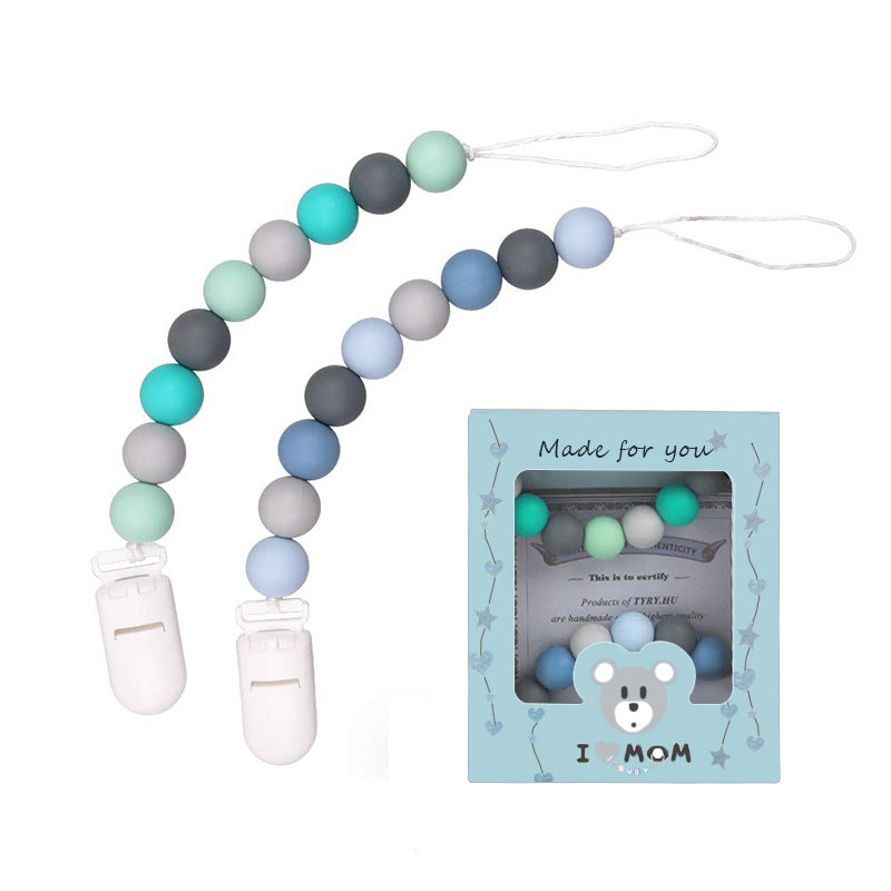 Baby Silicone Pacifier Chain (Teether & Holder)