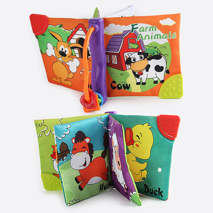 Large Baby Cloth Book – Soft Fabric Early Learning Book