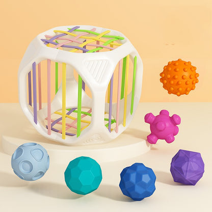 Baby Sensory Shape & Soft Rubber Ball Set