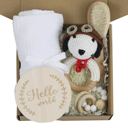 Baby Teething Toys Gift Set – Soothing, Stylish & Perfect for Newborns
